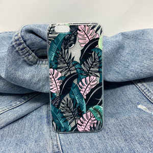 iPhone 6s Case Clear Floral Tropical Print Cover NEW